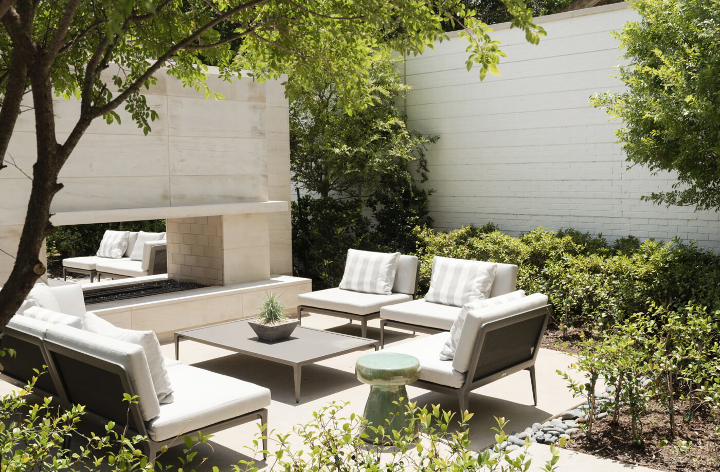 Outdoor seating area