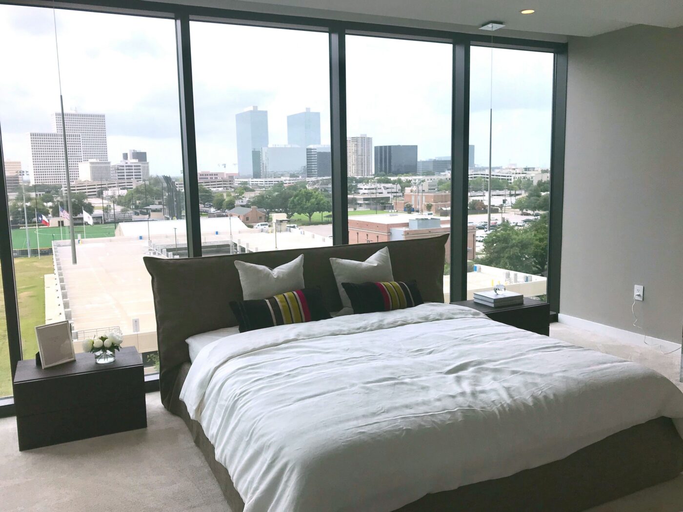 Model unit bedroom