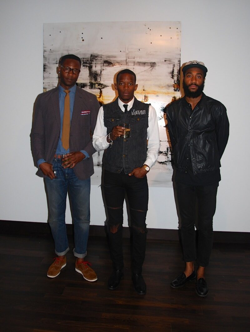 Fashion bloggers Regis, David Rochez, and Berlin Nicholas
