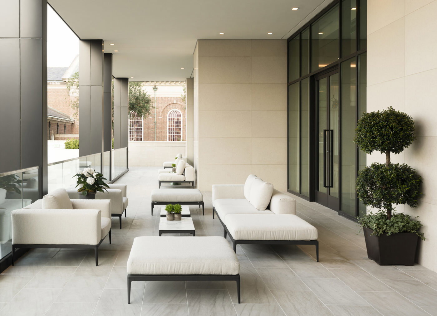 Outdoor veranda