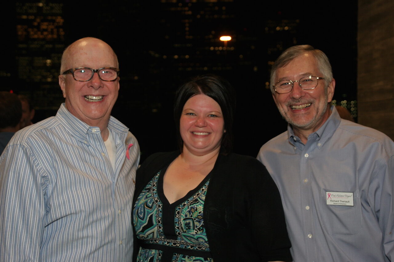 Michael Dale, Kristi Okwuonu and Dr. Richard Theriault