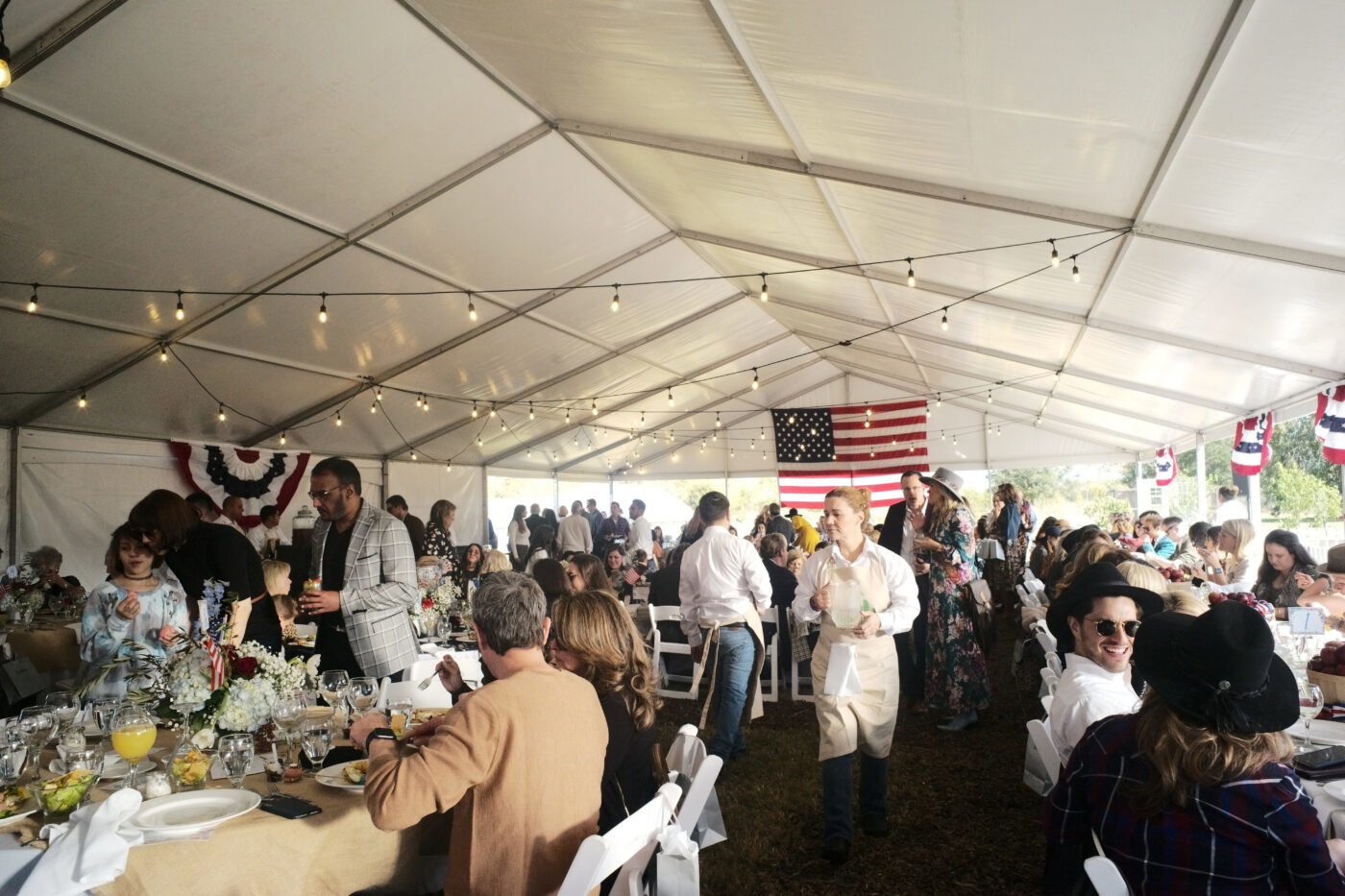 Brunch tent