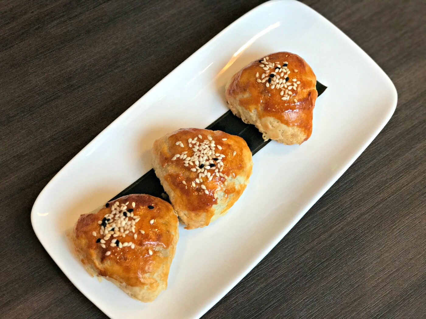 The sweet venison puff is a light, game-focused take on the more traditional pork pastry served at dim sum houses.