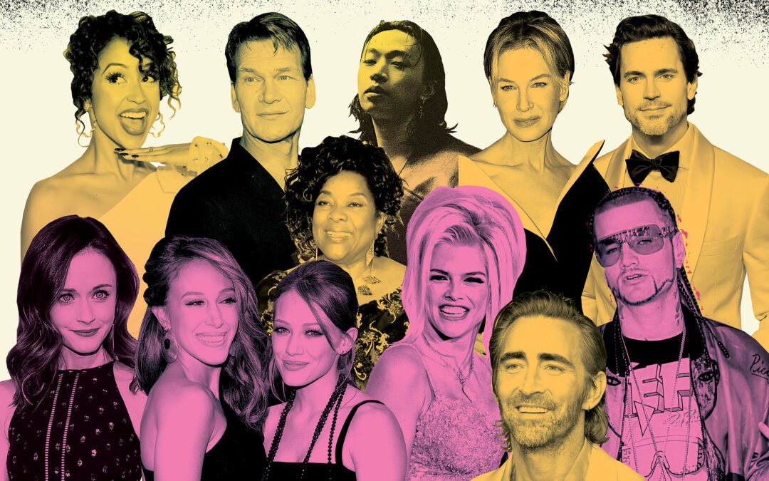 Houstonia collage of celebrities from Houston