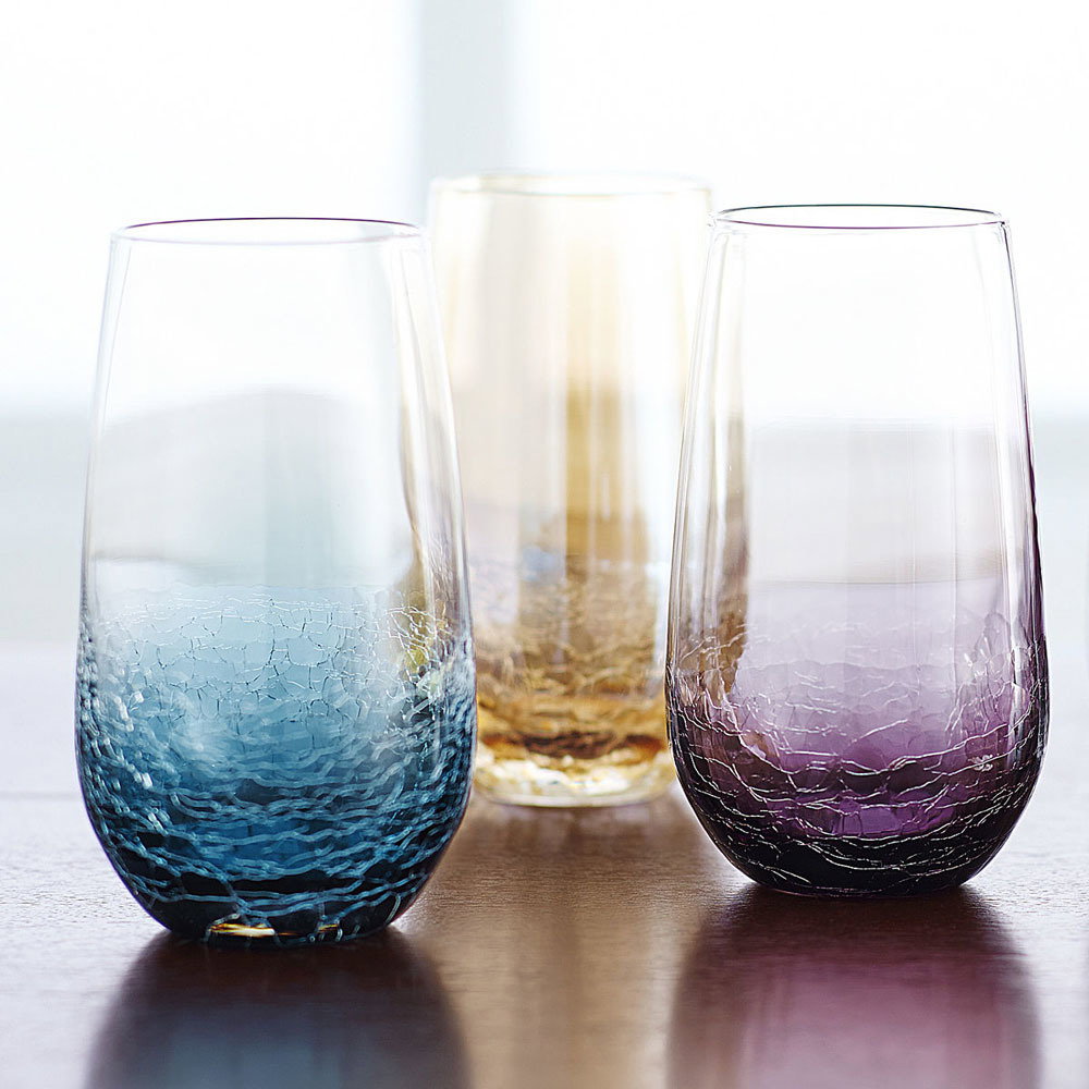 The crackle texture adds the patina of age to this surprisingly chic everyday drinkware. $6.95 at Pier 1