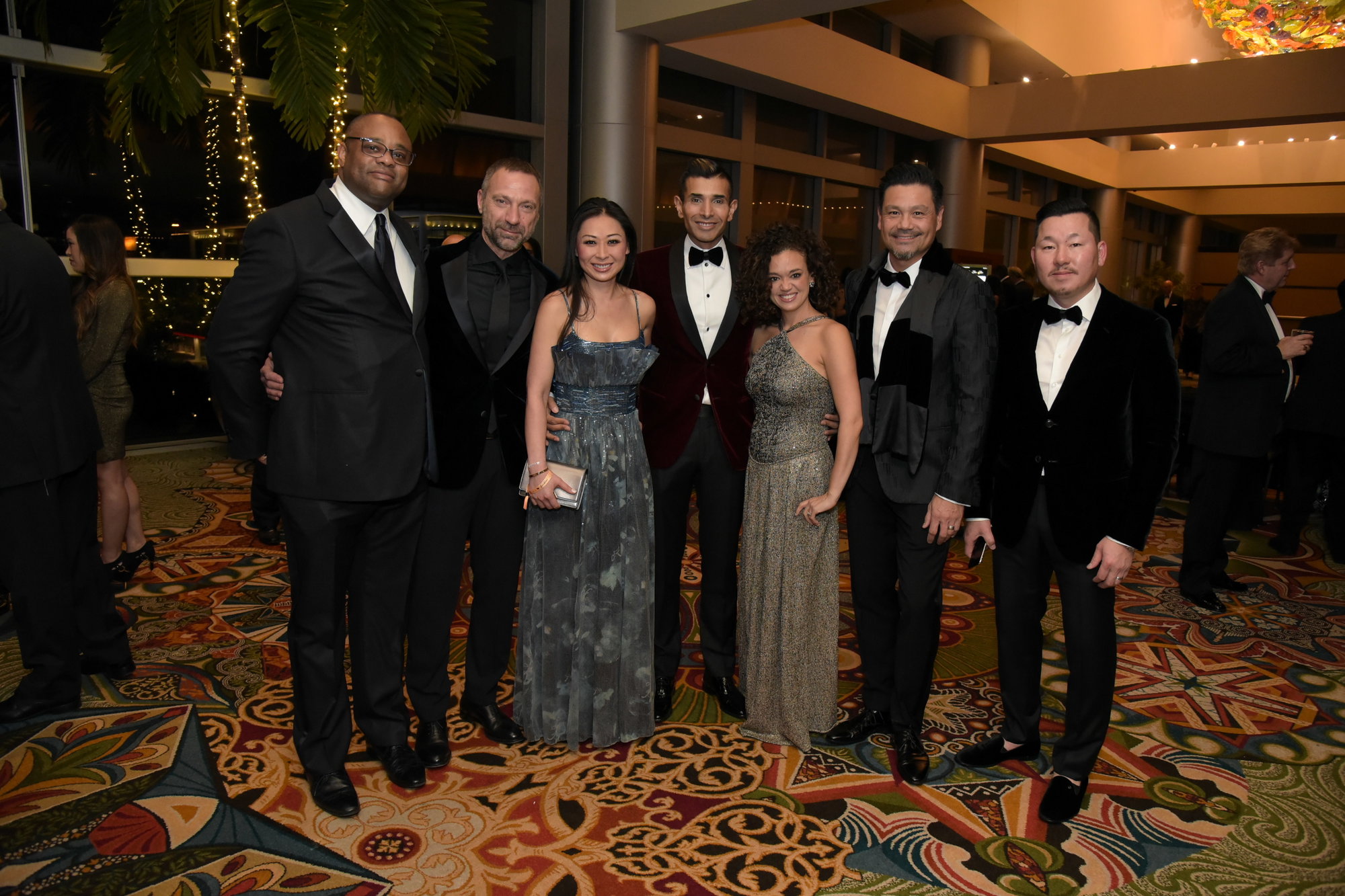 Armani dream team with Taseer Badar (center)