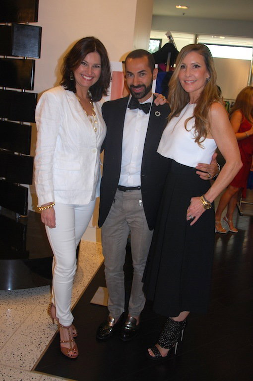 Designer Claudia Lobao, Fady Armanious, and Designer Laurel Berman