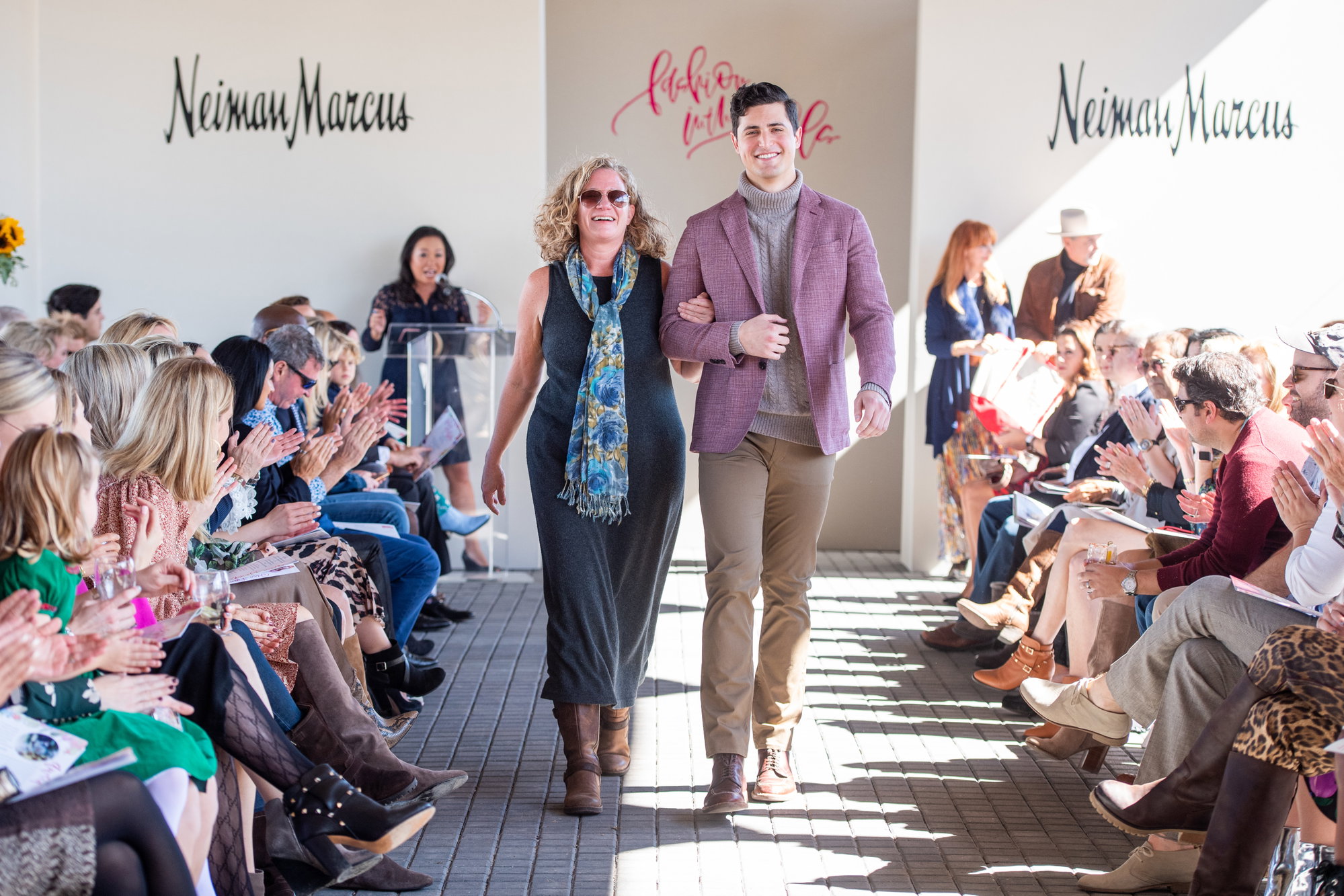 Recipe for Success Foundation's Volunteer of the Year Cheryl Sorak with model