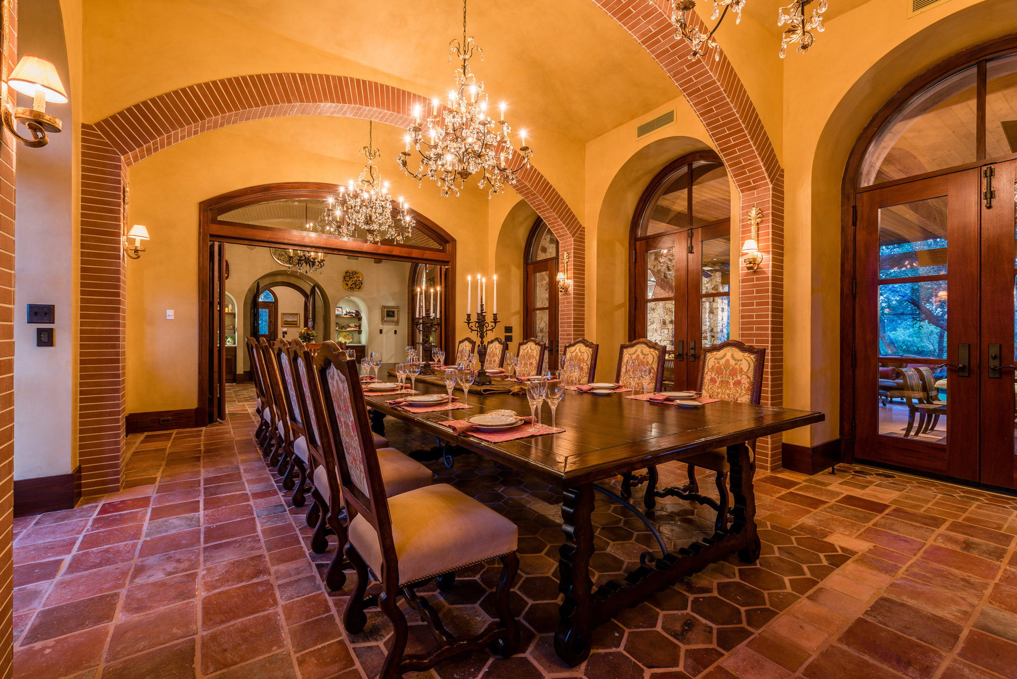 The villa includes over 60 furnishings and architectural fragments from France and Italy, some of them centuries old.
