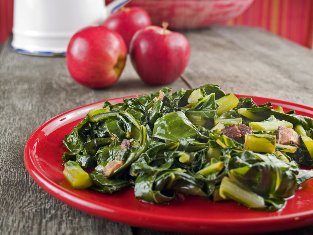 Recipe: Bacon-Braised Greens Recipe: Bacon-Braised Greens